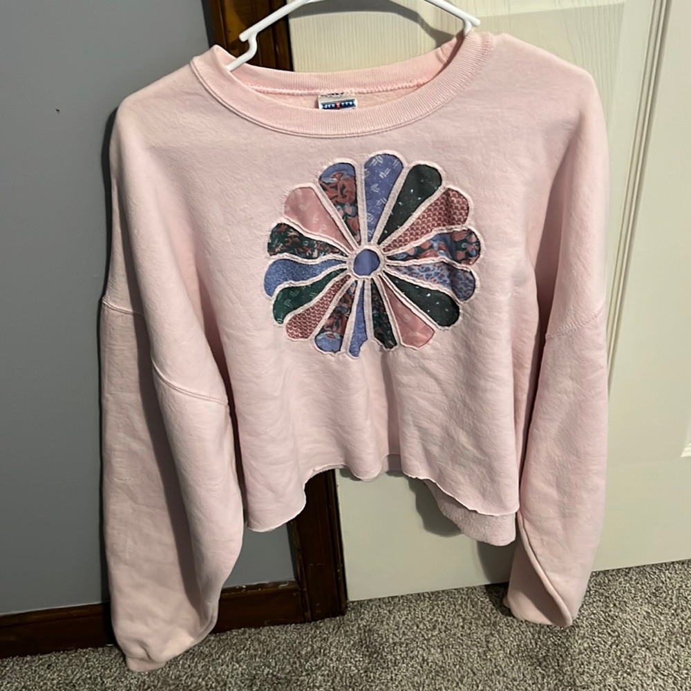 Crew neck crop top